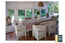 Load image into Gallery viewer, Block Print Table Cloth /  Bed Cover
