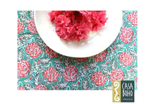 Load image into Gallery viewer, Block Print Table Cloth Round
