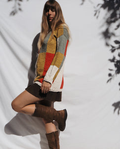 Colour Block Knit