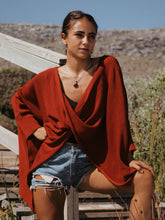 Load image into Gallery viewer, Cross Knit: Merlot
