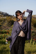 Load image into Gallery viewer, Cross Knit: Deep Blue
