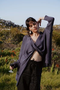 Cross Knit: Deep Blue