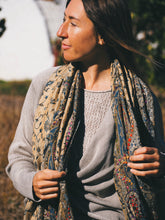 Load image into Gallery viewer, Handstitch Scarf: Black

