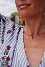 Load image into Gallery viewer, Gold Plated Multi Stone Necklace
