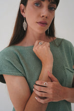 Load image into Gallery viewer, Sterling Silver Peridot Ring
