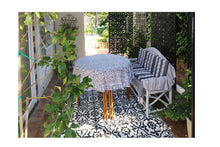 Load image into Gallery viewer, Block Print Table Cloth Round
