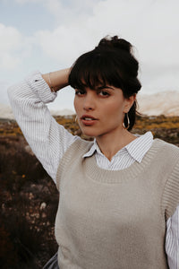 Box Vest: Natural