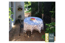 Load image into Gallery viewer, Block Print Table Cloth Round

