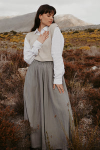 Nature Flow Cotton Pants: Charcoal