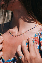 Load image into Gallery viewer, Gold and Lapiz Lazuli Necklace
