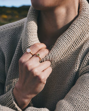 Load image into Gallery viewer, Gold Plated Moonstone Ring
