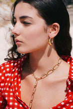 Load image into Gallery viewer, Brass Hoop Earring
