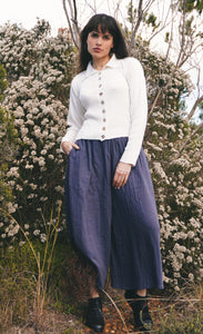 Bamboo Cardigan: Cream