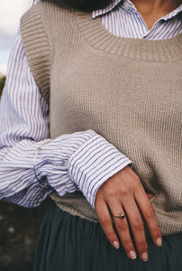 Box Vest: Natural