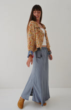 Load image into Gallery viewer, Linen Skirt: Blue Lavender
