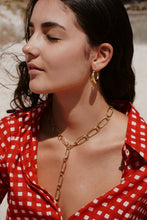 Load image into Gallery viewer, Brass Hoop Earring
