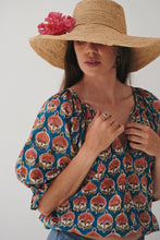 Load image into Gallery viewer, Peasant Blouse: Summer Fruits
