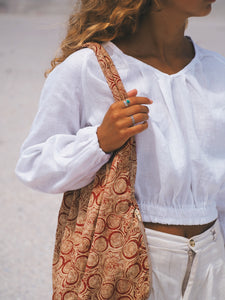 Linen Picnic Top