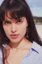 Load image into Gallery viewer, Gold Plated Earring Multi Stone
