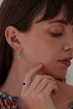 Load image into Gallery viewer, Sterling Silver Iolite Earring
