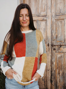 Colour Block Knit