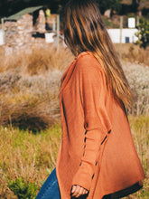 Load image into Gallery viewer, Cross Knit: Burnt Orange
