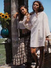 Load image into Gallery viewer, Full Swing Skirt: Black and Stone
