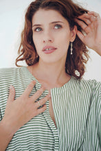 Load image into Gallery viewer, Sterling Silver Multi Stone Earring
