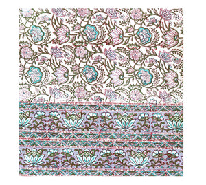 Block Print Bed Cover