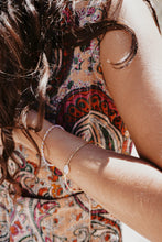 Load image into Gallery viewer, Gold Plated Rose Quartz Bangle
