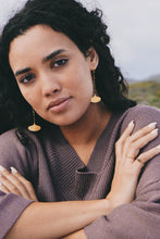 Load image into Gallery viewer, Gold Plated Earring Multi Stone

