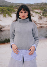 Load image into Gallery viewer, The Coziest Poloneck: Cloudy Blue
