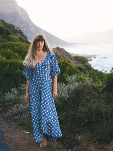 Wrap Dress: Deep Blue