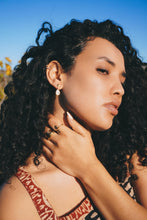 Load image into Gallery viewer, Gold Plated Moonstone Earring
