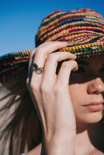 Load image into Gallery viewer, Gold Plated Iolite Ring
