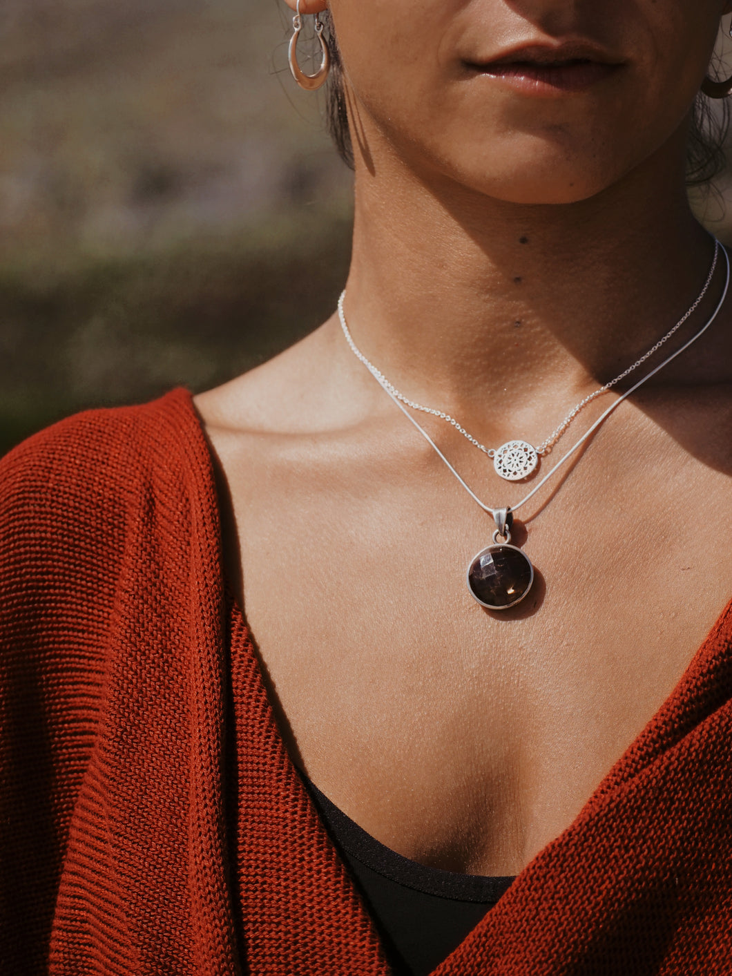 Sterling Silver Necklace: Mandala SOON