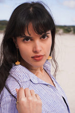 Load image into Gallery viewer, Gold Plated Earring Multi Stone

