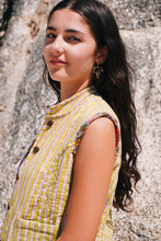 Load image into Gallery viewer, Brass Flamingo Earring
