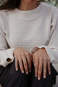 Sweet Simplicity Knit: Cream