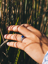 Load image into Gallery viewer, Sterling Silver Lapiz Lazuli Ring
