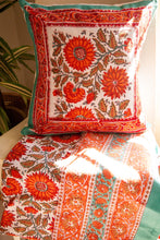 Load image into Gallery viewer, Block Print Table Cloth /  Bed Cover
