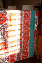Load image into Gallery viewer, Block Print Table Cloth /  Bed Cover
