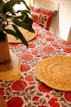 Load image into Gallery viewer, Block Print Table Cloth /  Bed Cover
