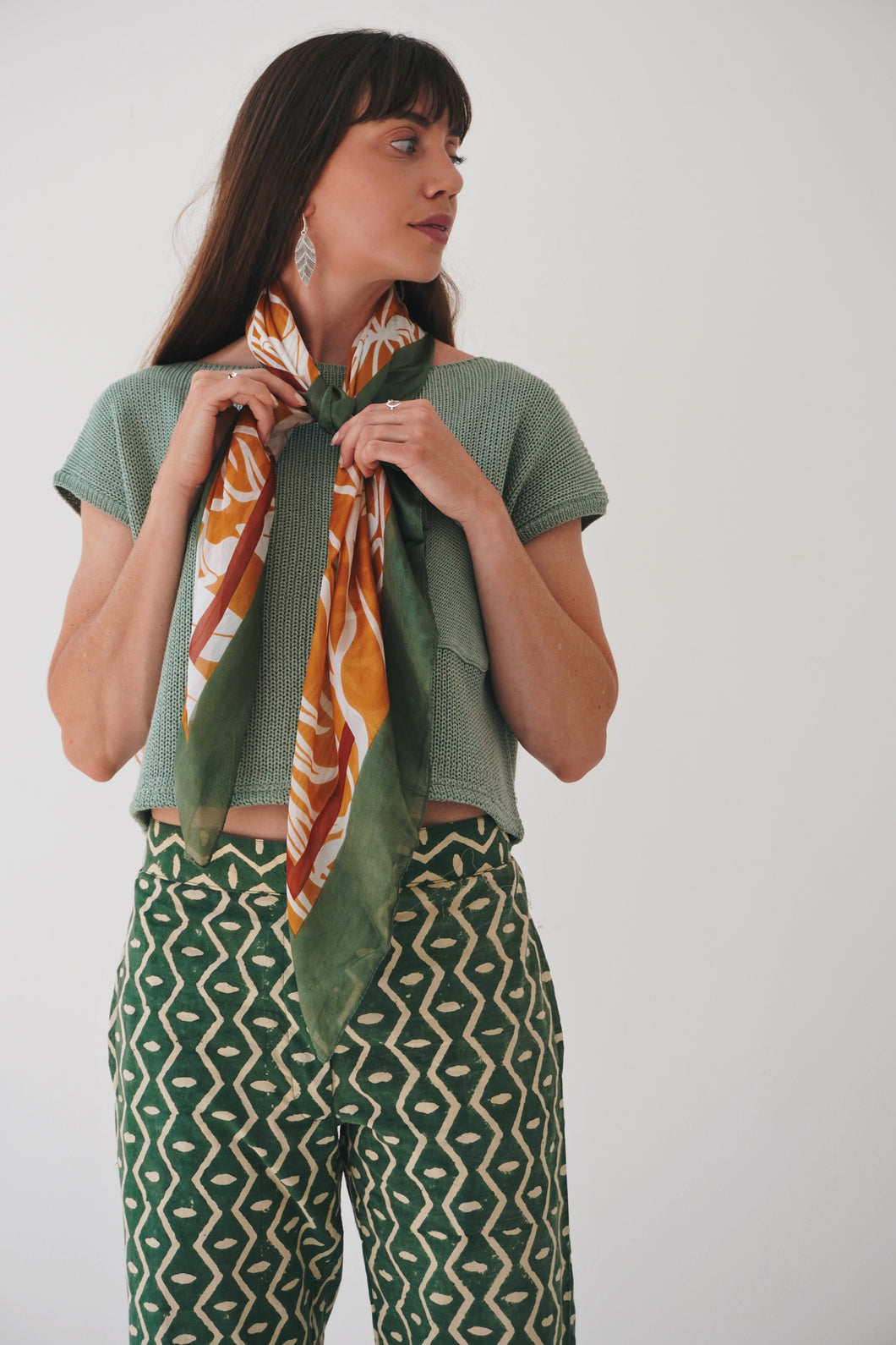 Silk Scarf: Sunny Afternoon