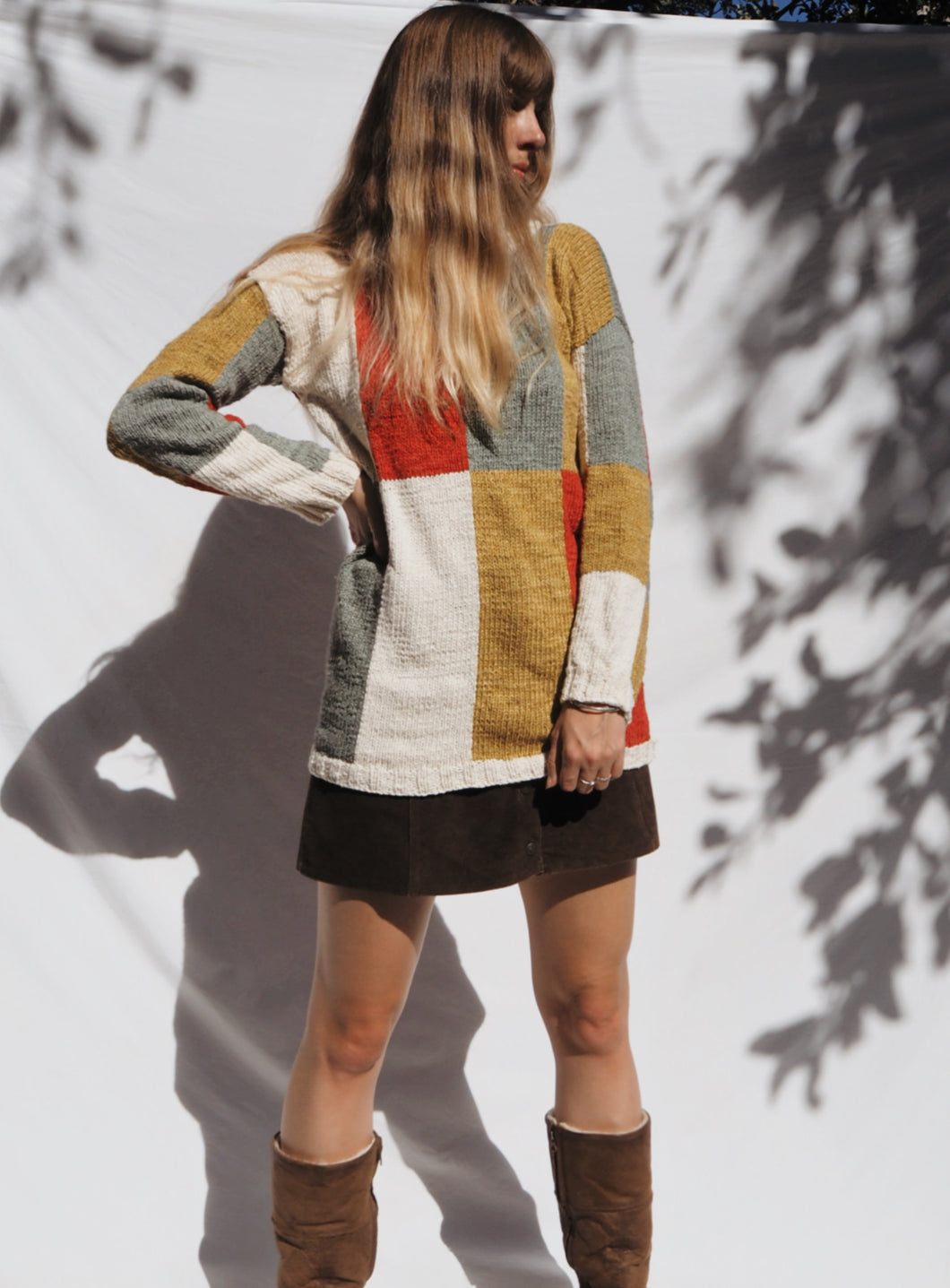 Colour Block Knit