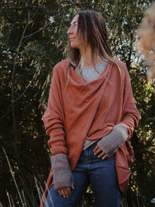 Cross Knit: Burnt Orange