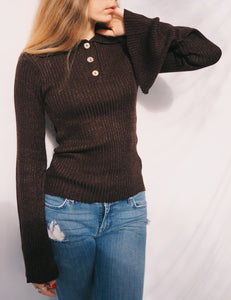 Daisy Knit: Chocolate