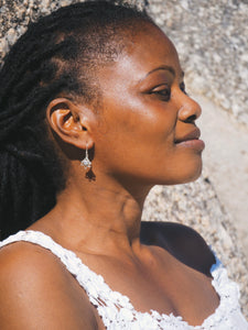 Sterling Silver Moonstone Earrings