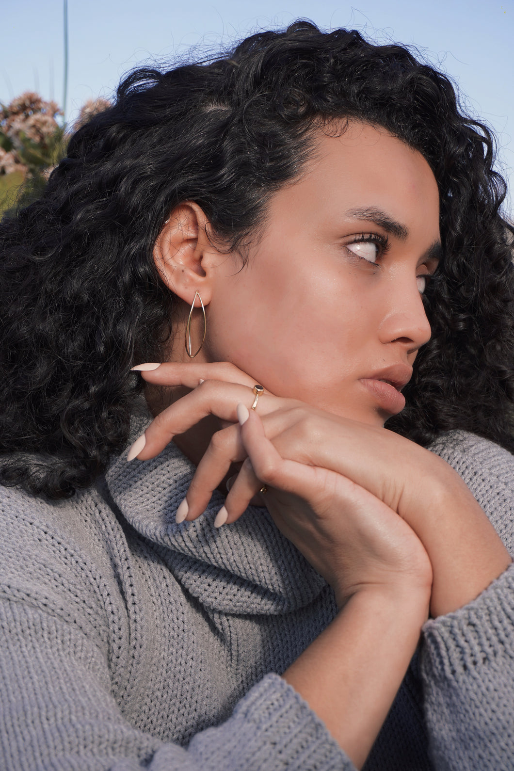 Brass Earring