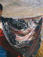 Load image into Gallery viewer, Handstitch Scarf: Black
